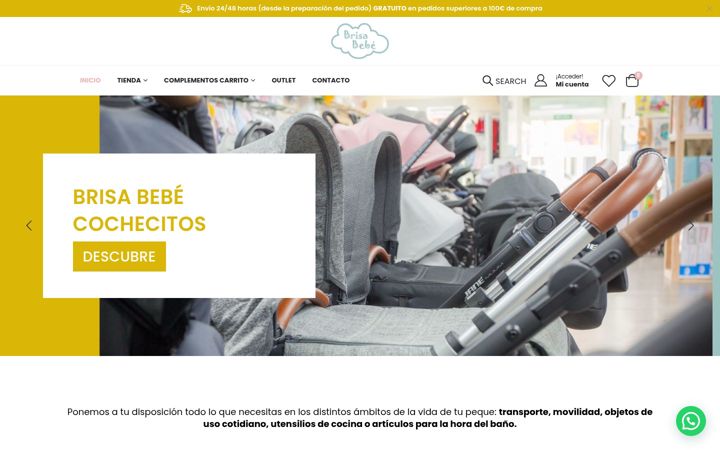 Screenshot of brisabebe.com
