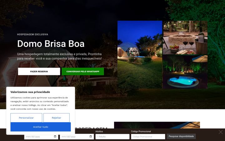 Screenshot of brisaboa.com.br