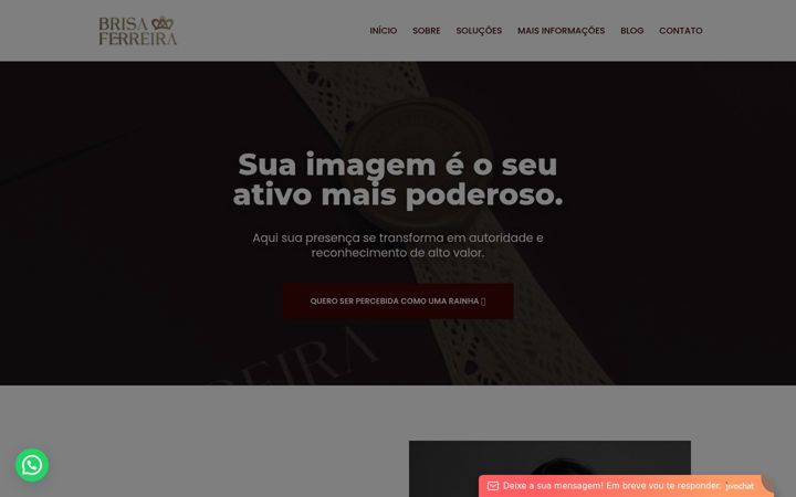 Screenshot του brisaferreira.com.br
