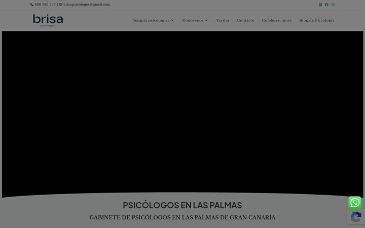 Screenshot of brisapsicologos.es