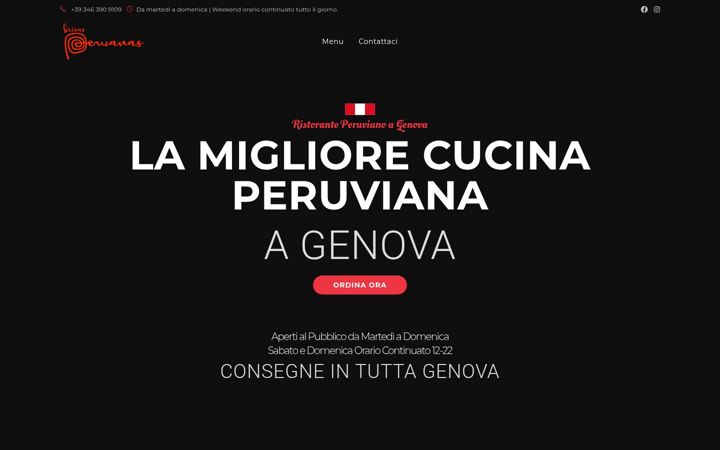 Screenshot of brisasperuanas.it