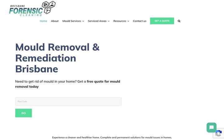 Skærmbillede af brisbanemouldremoval.com.au