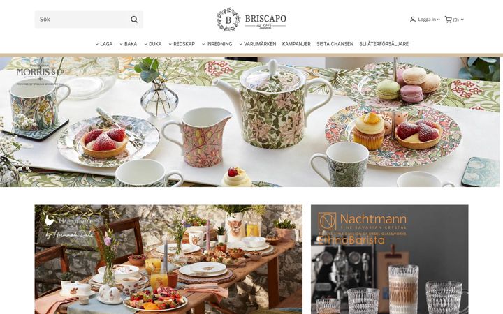 Screenshot of briscapo.se