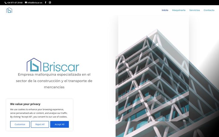 Screenshot of briscar.es