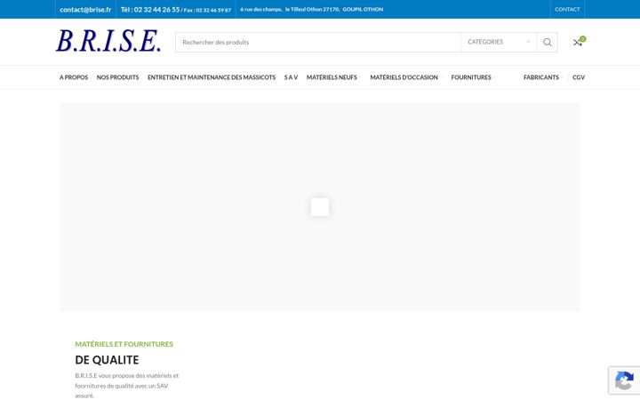 Screenshot of brise.fr