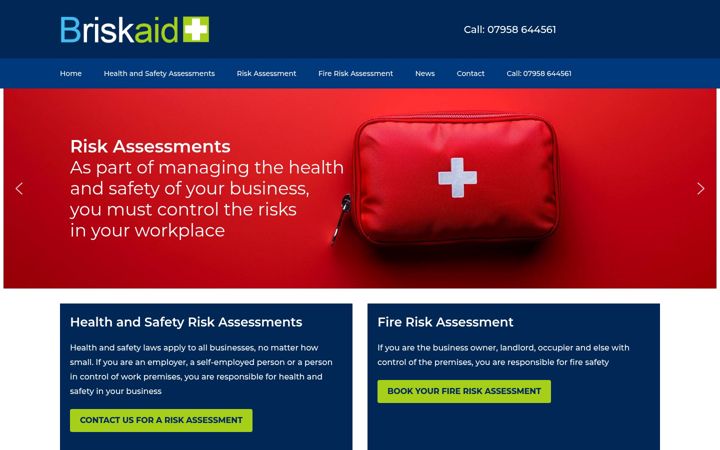 Screenshot ta' briskaid.co.uk