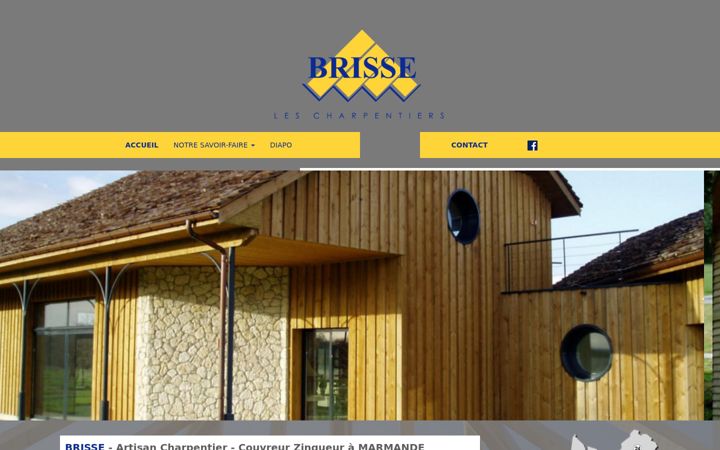 Screenshot of brisse-les-charpentiers.com