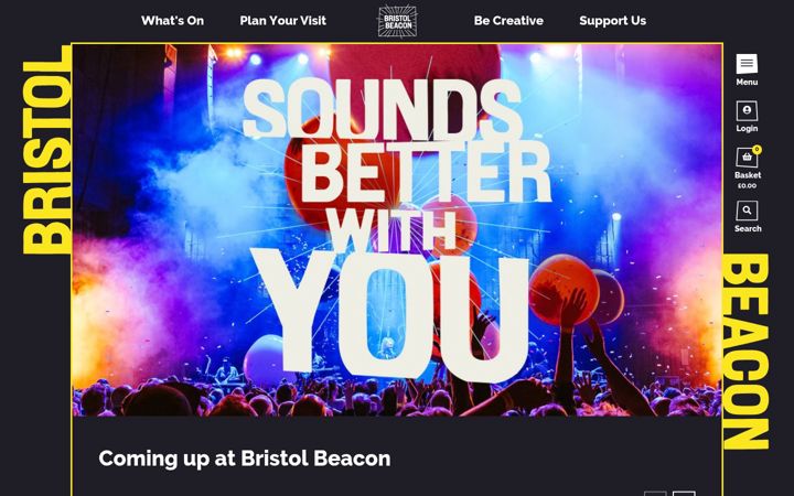 Screenshot of bristolbeacon.org