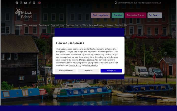 Screenshot ta' bristolmind.org.uk