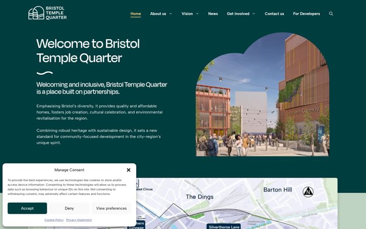 Screenshot of bristoltemplequarter.com
