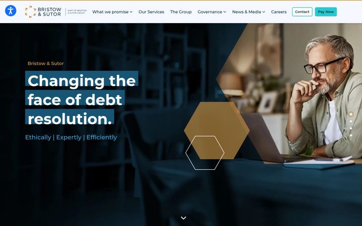 Screenshot of bristowsutor.co.uk