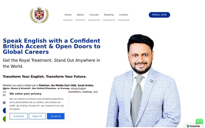 Screenshot of brit-institute.com