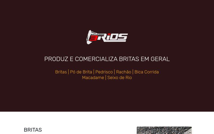 Screenshot of britagem3rios.com.br