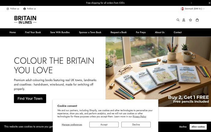 Screenshot of britaininlines.co.uk