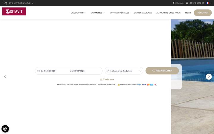 Screenshot of britavit.com