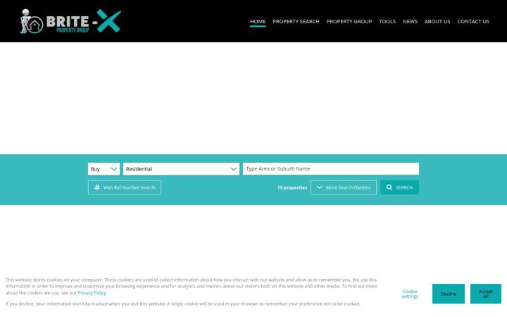 Ekraanipilt saidist brite-x.co.za