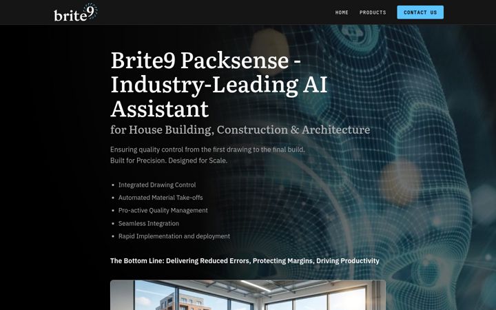 Screenshot of brite9.com