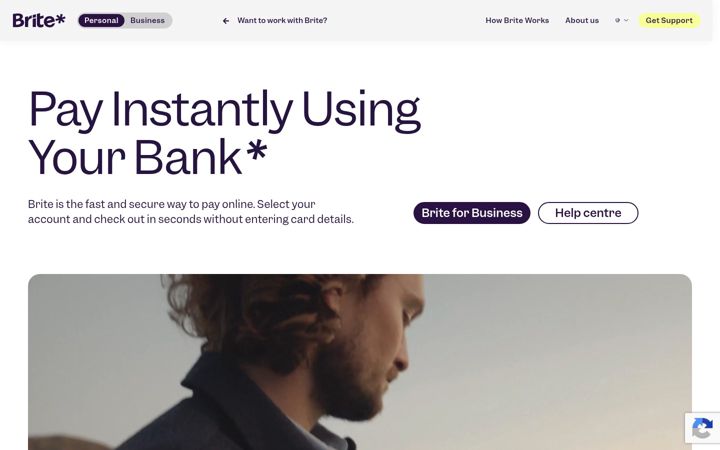 Screenshot of britepayments.com