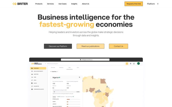 Screenshot of briterbridges.com