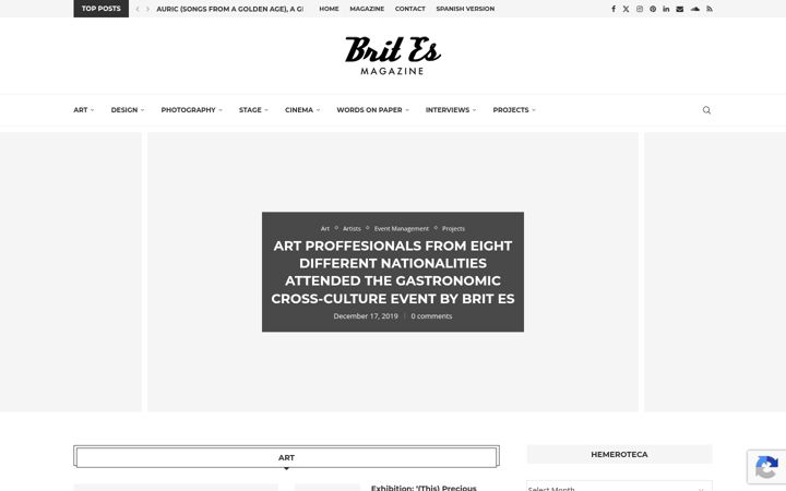 Screenshot of britesmag.com