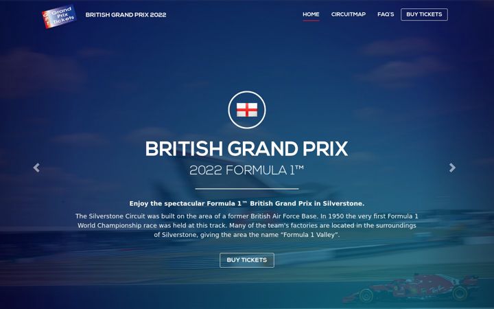 Screenshot of british-grandprix.com