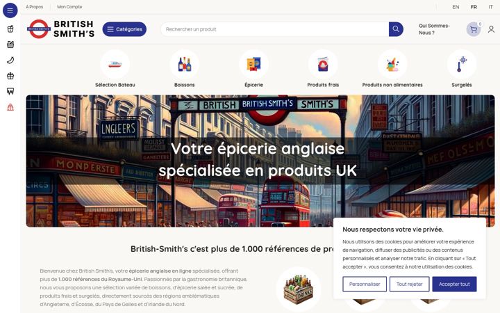Screenshot of british-smiths.com