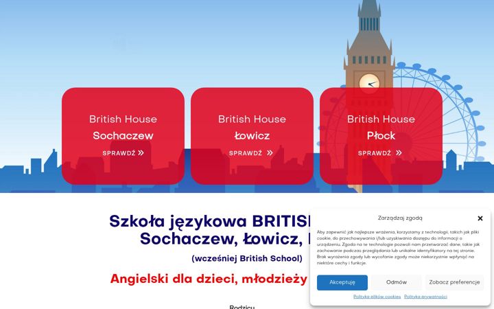 Képernyőkép: british.edu.pl
