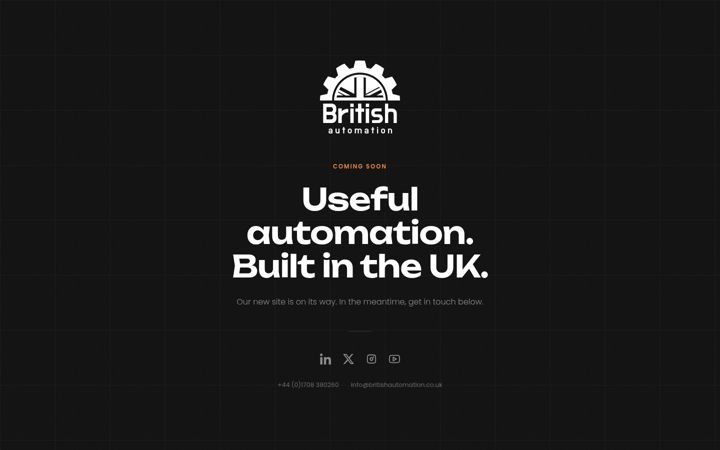 Screenshot of britishautomation.co.uk