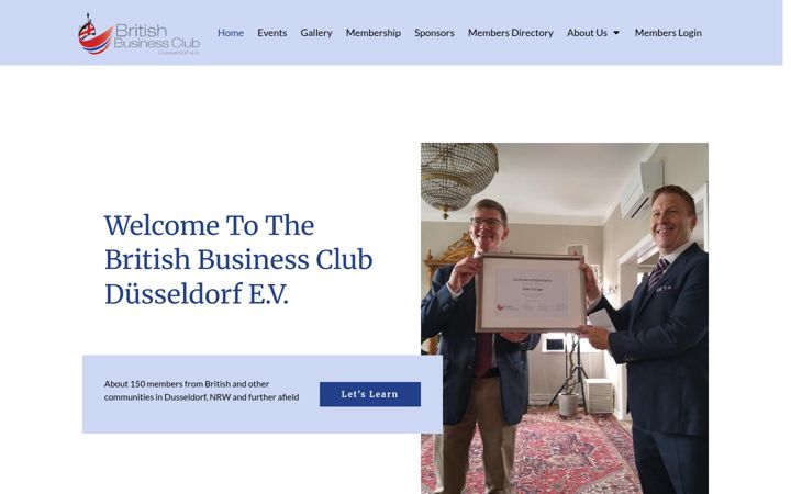 Screenshot of britishbusinessclub.de