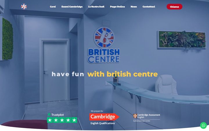 Screenshot of britishcentre.it