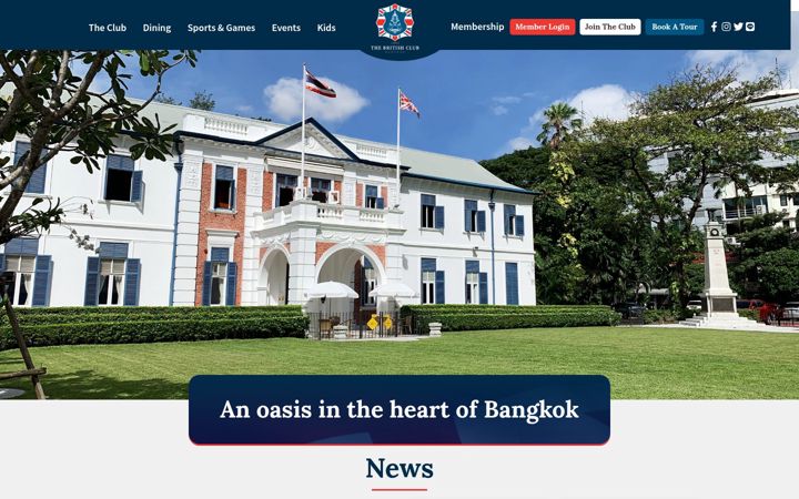 Screenshot of britishclubbangkok.org