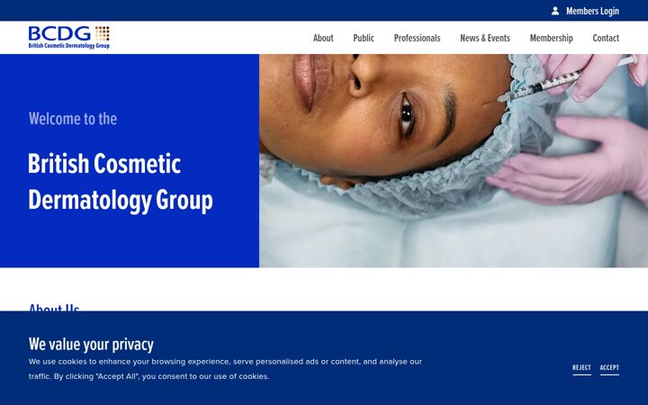 Screenshot of britishcosmderm.com