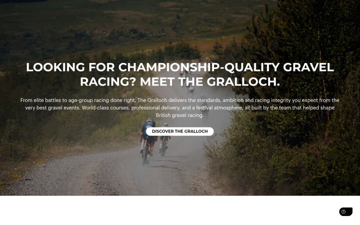 Screenshot of britishgravelchampionships.com