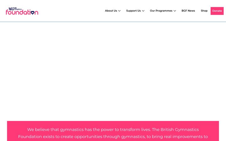 Captura de pantalla de britishgymnasticsfoundation.org