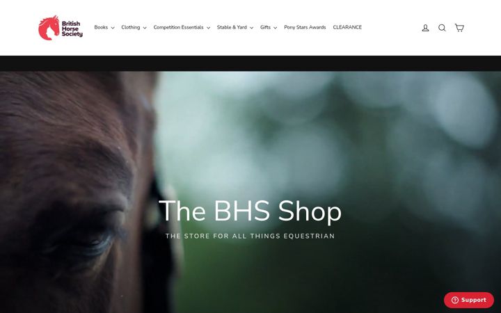 Screenshot of britishhorseshop.com