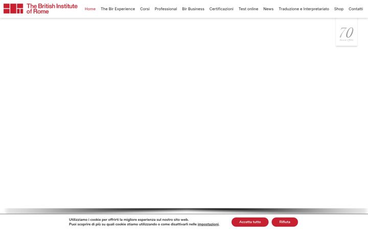 Screenshot of britishinstitute.roma.it