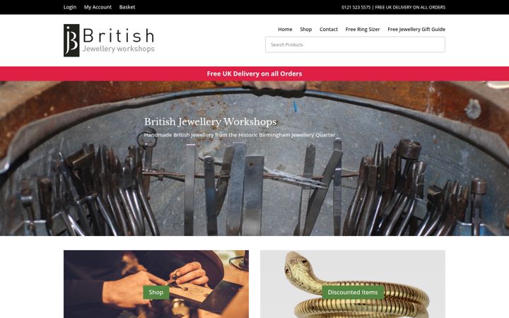 Screenshot of britishjewelleryworkshops.com