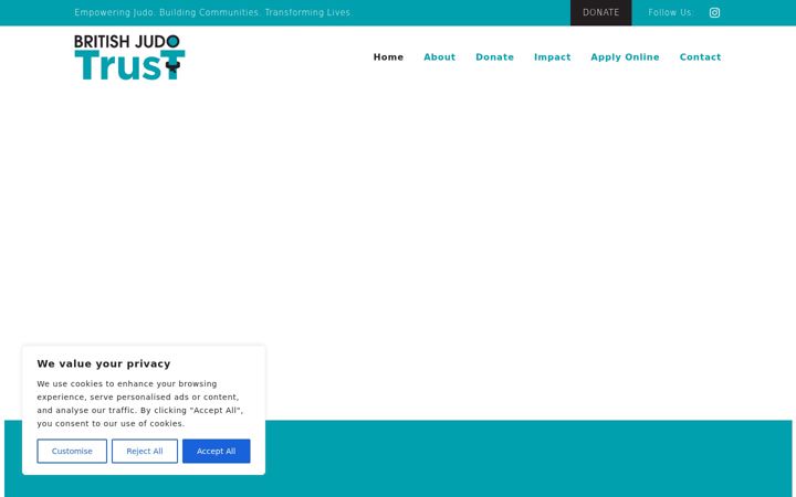 Screenshot of britishjudotrust.co.uk