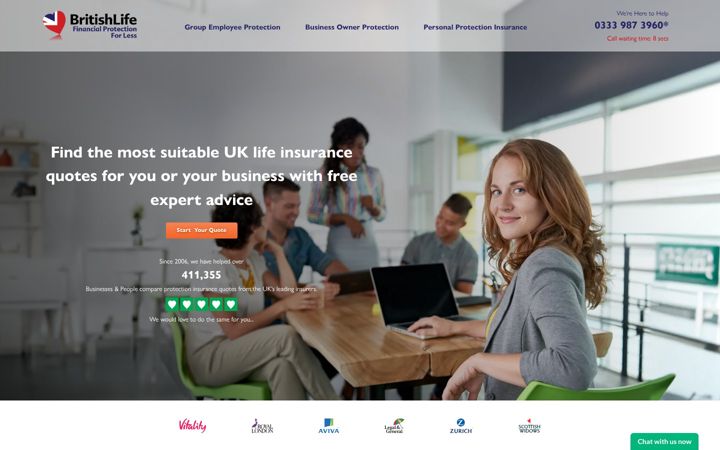 Screenshot of britishlife.com