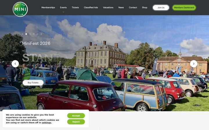 Screenshot of britishminiclub.co.uk