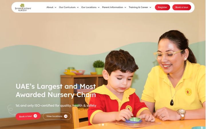 Screenshot of britishorchardnursery.com
