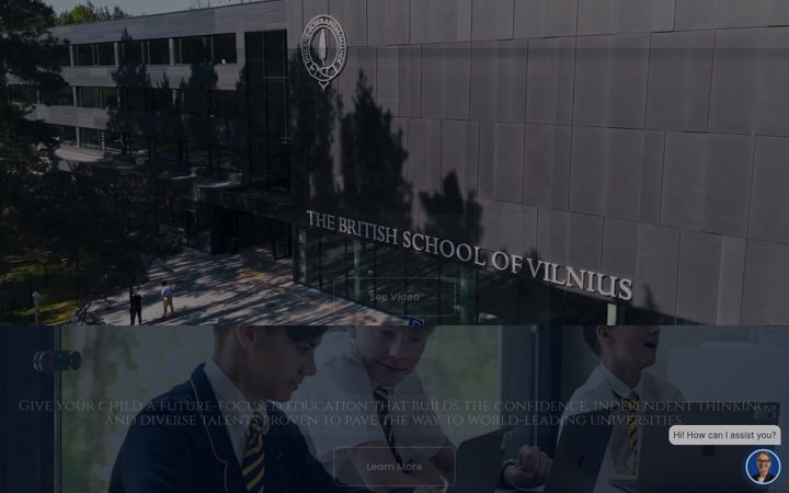 Screenshot of britishschool.lt