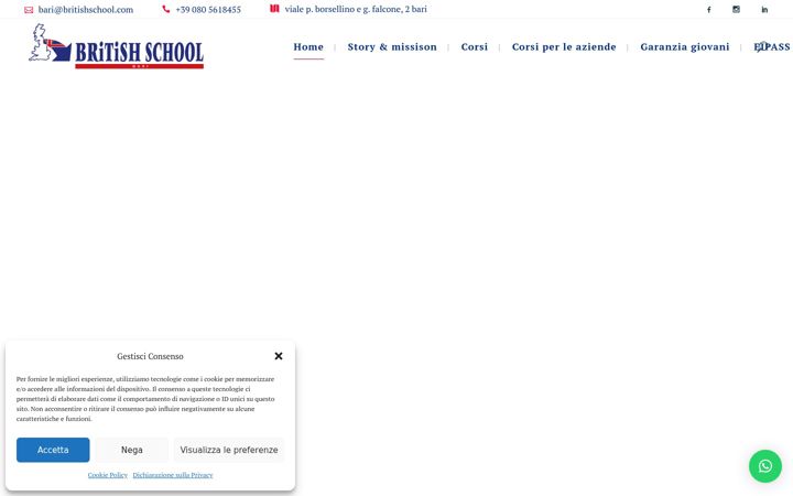 Screenshot of britishschoolbari.it