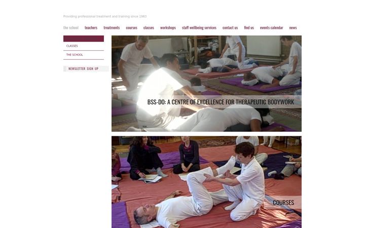 Screenshot von britishschoolofshiatsu.co.uk