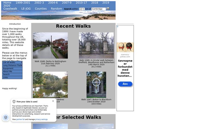 Captura de pantalla de britishwalks.org