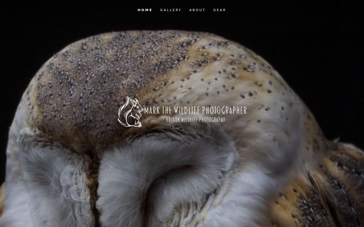 Screenshot of britishwildlifebymark.co.uk