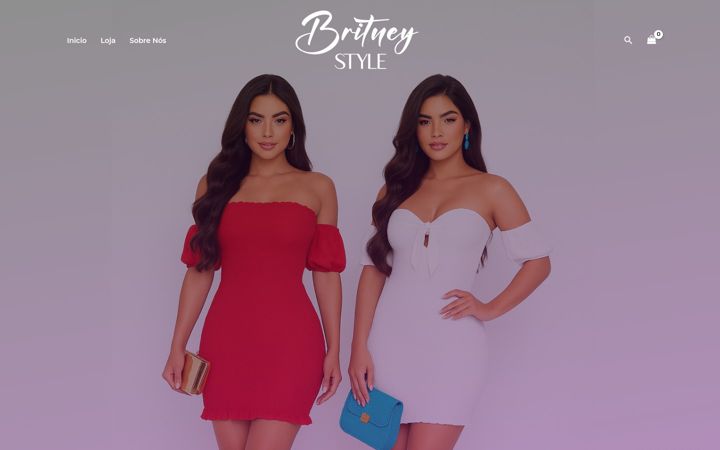 Kuvakaappaus sivustosta britneystyle.com.br