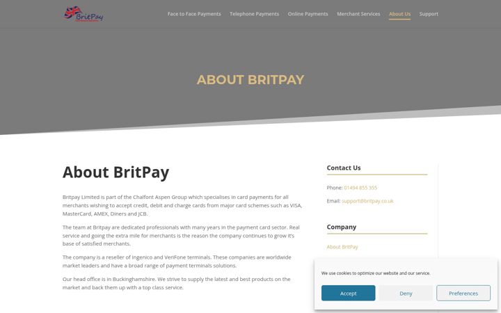 Screenshot of britpay.co.uk