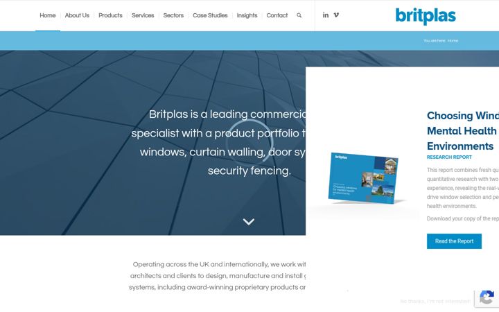 Screenshot of britplas.com