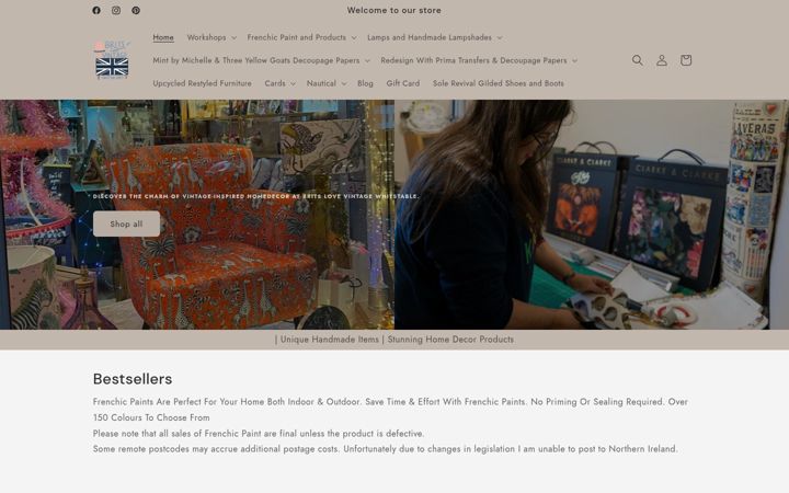 Screenshot of britslovevintage.com